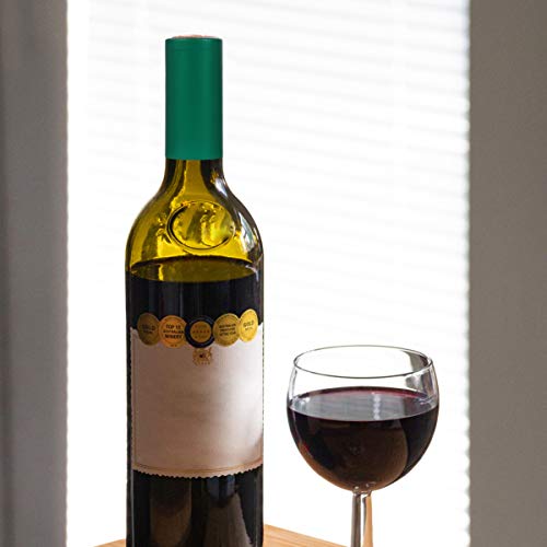 TOYANDONA 100 Piezas Pvc Cápsulas Termocontraíbles Envoltura Retráctil para Vino Cápsulas para Botellas de Vino Tapas Retráctiles Tapas de Botellas de Vino para Bodegas Hogar (Verde)