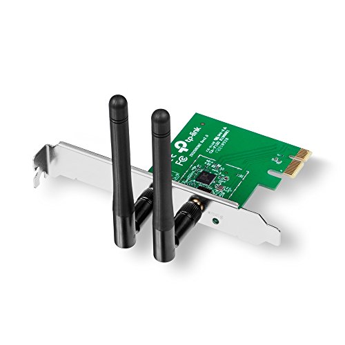 TP-Link TL-WN881ND - WIFI Adaptador PCI Express, Tarjeta de Red (300 Mbps, 2.4 GHz, 802.11n/g/b, 2 antenas desmontables), para Raspberry Pi, PC de Sobremesa