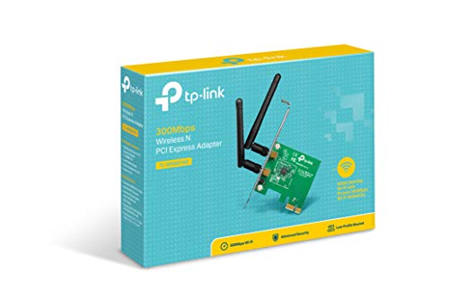 TP-Link TL-WN881ND - WIFI Adaptador PCI Express, Tarjeta de Red (300 Mbps, 2.4 GHz, 802.11n/g/b, 2 antenas desmontables), para Raspberry Pi, PC de Sobremesa