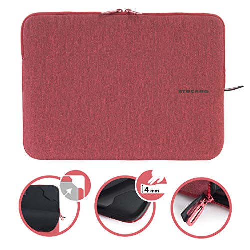 Tucano Mélange Second Skin 14" - Funda (Funda, 35,6 cm (14"), 182 g, Rojo)