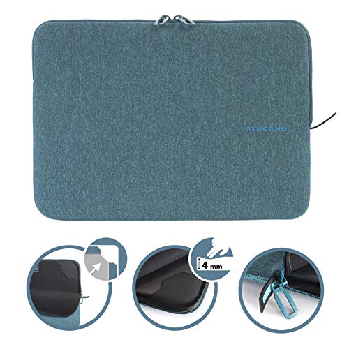 Tucano Mélange Second Skin maletines para portátil 35,6 cm (14") - Funda (Funda, 35,6 cm (14"), 182 g, Azul)