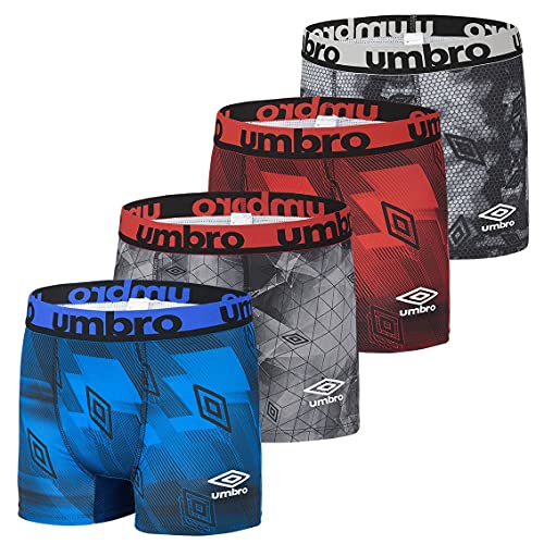 UMBRO Calzoncillo Ropa Interior Hombre Microfibra (Juego de 4)