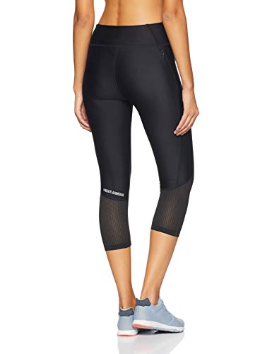 Under Armour Fly by Capri Pantalones, Women, Negro Black, XS