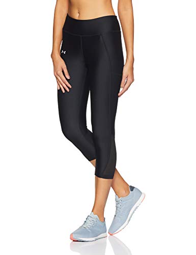 Under Armour Fly by Capri Pantalones, Women, Negro Black, XS