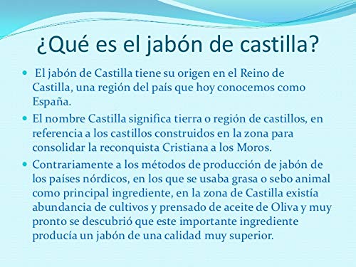 ÚNICO y AUTENTICO JABON DE CASTILLA - ECOLOGICO, a base únicamente de Aceite de Oliva, quita puntos negros, gel limpiador facial y cuerpo, pelo, cocina, ropa. liquido limpiador transparente (1000 ml)