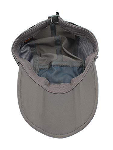 Unisexo Safari Cap con Protector de Cuello Anti UV Abatible Gorra de Béisbol para Acampar al Aire Libre -