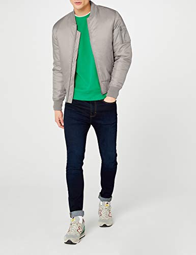 Urban Classics Basic Bomber Jacket, h.Grey, M para Hombre