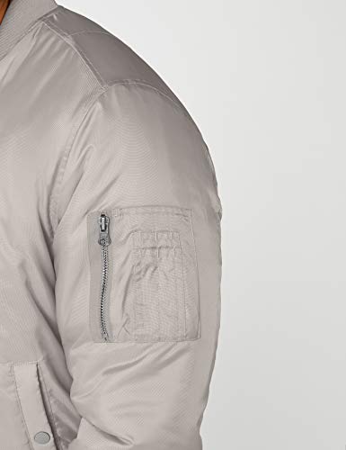 Urban Classics Basic Bomber Jacket, h.Grey, M para Hombre