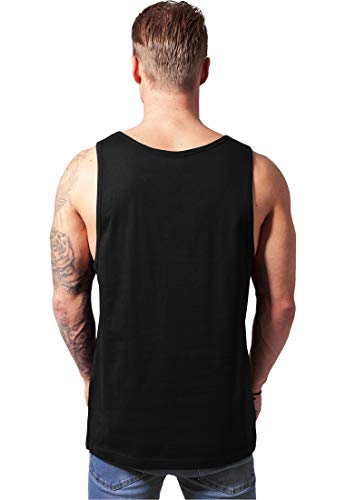 Urban Classics Jersey Big Tank Top Camisa, Negro (Black), M para Hombre