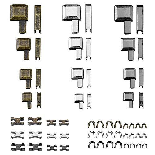 UTRUGAN Set de Cremallera de Reparación Retenedor Cremallera de Metal de Aleación Deslizante Cremallera Inferior y Superior Tirador de Cremallera para Ropa, Bolso, Carpa (Modelo 3 / 5 / 8 / 10)