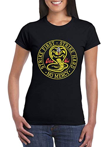 UZ Design Camiseta Cobra Kai Mujer Niño Fan Art Miyagi Do Karate Kid Peliculas 80, Niña 9-11 Años