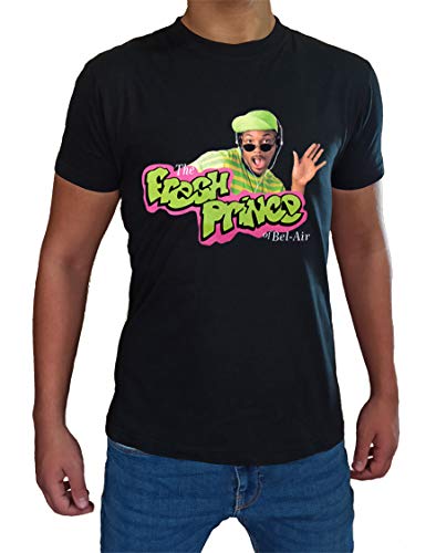 UZ Design Camiseta El Principe de Bel Air Hombre Niño Fresh Prince Will Smith Serie Años 90, Hombre - XL