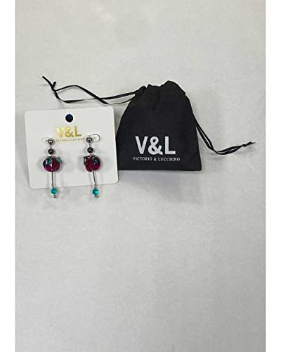 V & L VICTORIO & LUCCHINO - Pendientes dorados con petalos