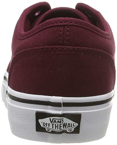 Vans Atwood, Zapatillas Hombre, Red Canvas Oxblood White 8j3, 44 EU