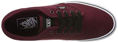 Vans Atwood, Zapatillas Hombre, Red Canvas Oxblood White 8j3, 44 EU