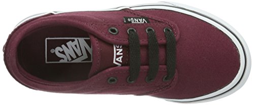 Vans Atwood, Zapatillas, Red Canvas Oxblood Black, 33 EU