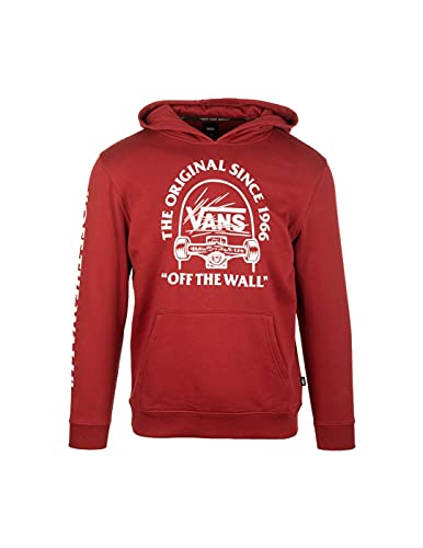 Vans Original Grind Po Boys Sudadera con Capucha, Granada, 8-10 Años Unisex niños