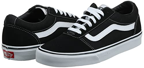 Vans Ward Suede/Canvas, Zapatillas, Black/White Iju, 35 EU