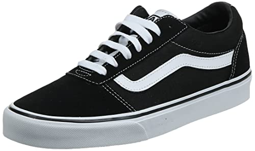 Vans Ward Suede/Canvas, Zapatillas, Black/White Iju, 35 EU