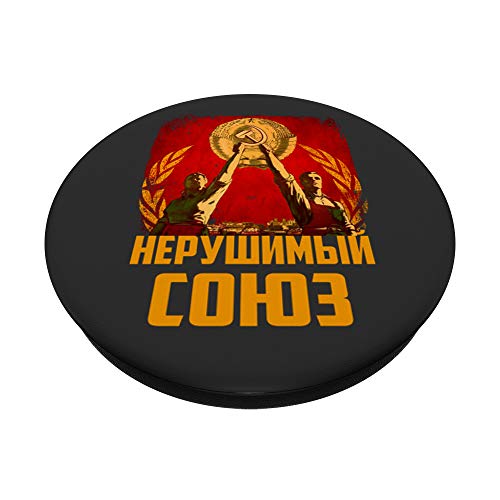 Vendimia Soviética Rusa URSS Retro Atrapado Propaganda CCCP PopSockets PopGrip Intercambiable