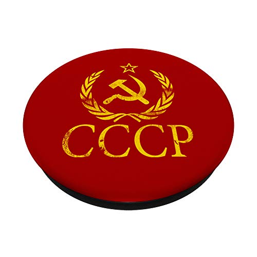 Vendimia Soviética Rusa URSS Retro Atrapado Propaganda CCCP PopSockets PopGrip Intercambiable