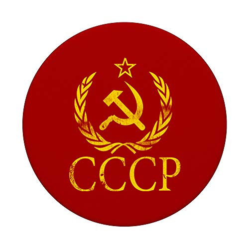 Vendimia Soviética Rusa URSS Retro Atrapado Propaganda CCCP PopSockets PopGrip Intercambiable