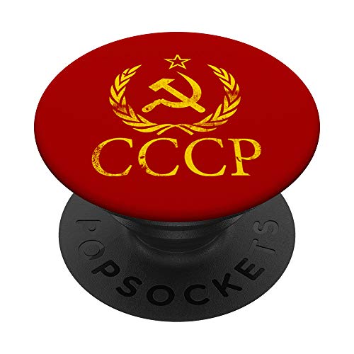 Vendimia Soviética Rusa URSS Retro Atrapado Propaganda CCCP PopSockets PopGrip Intercambiable