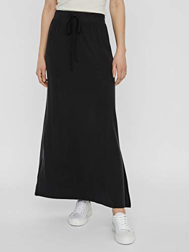 Vero Moda Vmava NW Ancle Skirt Ga Noos Falda, Negro, XS para Mujer