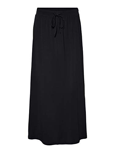 Vero Moda Vmava NW Ancle Skirt Ga Noos Falda, Negro, XS para Mujer