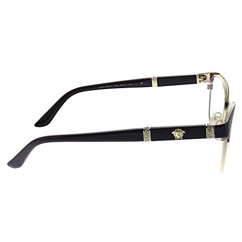 Versace 0Ve1233Q Monturas de Gafas, Eggplant/Pale Gold, 53 para Mujer