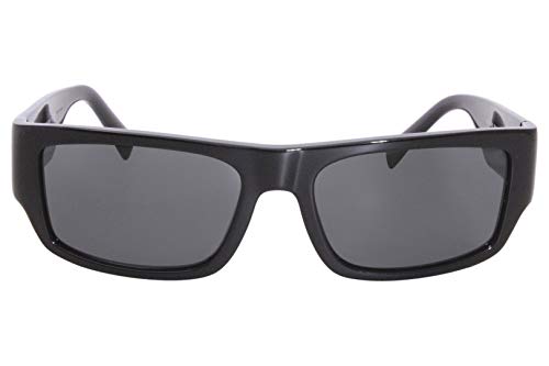 Versace 0VE4385 Gafas, Negro, 56 Unisex Adulto