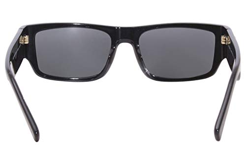 Versace 0VE4385 Gafas, Negro, 56 Unisex Adulto