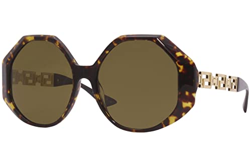 Versace Gafas de Sol GRECA VE 4395 Dark Havana/Brown 59/17/145 mujer