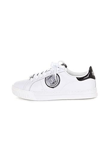 VERSACE JEANS COUTURE 71YA3SK1 ZP026 - Zapatillas de Tenis débil para Hombre, Blanco, 41 EU