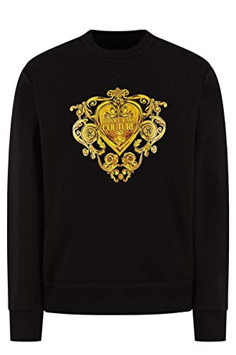 VERSACE JEANS COUTURE Sudadera Baroque Heart-Print SS20 (M)