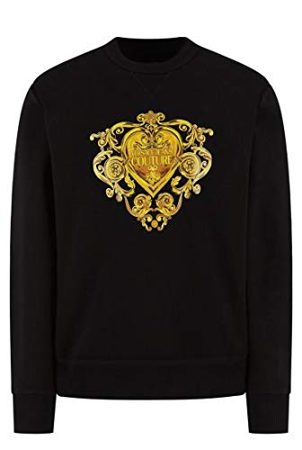 VERSACE JEANS COUTURE Sudadera Baroque Heart-Print SS20 (M)