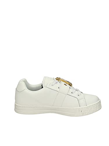 VERSACE JEANS COUTURE Zapatillas Deportivas para Mujer, Color Blanco óptico, 71VA3SK9ZP015 003, Color Blanco, 39 EU