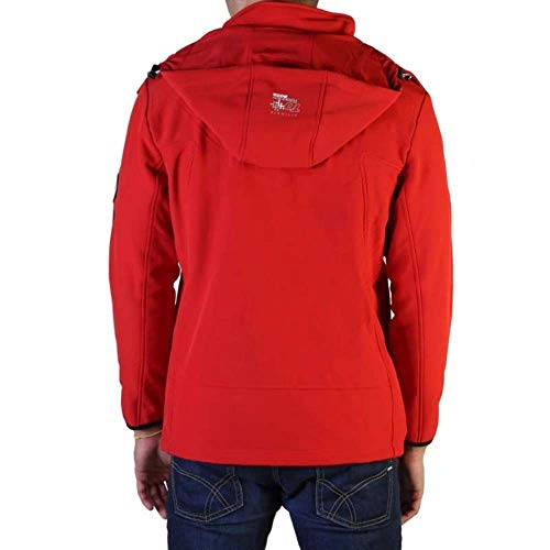 Veste softshell capuche amovible avec imprimé Geographical Norway réfléchissant pour homme - black - S