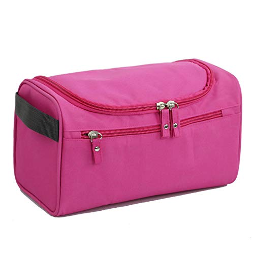 Viaje chica bolsa de cosméticos femenina colgante de maquillaje caja de almacenamiento de maquillaje caja de lavado baño bolsa de almacenamiento femenino impermeable caja de maquillaje rosa