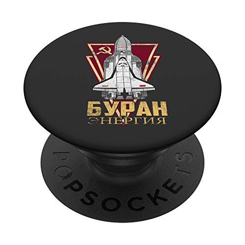 Vintage Soviética Rusia URSS Espacio Retro Atrapado CCCP PopSockets PopGrip Intercambiable