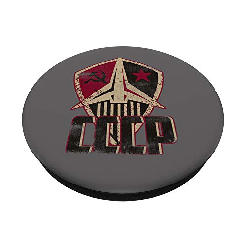 Vintage Soviética Rusia URSS Espacio Retro Atrapado CCCP PopSockets PopGrip Intercambiable