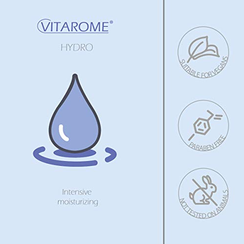 Vitarome - Crema hidratante intensiva de día HYDRO, sin parabenos, 50 ml