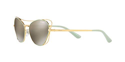 Vogue 0Vo4070S, Gafas de Sol para Mujer, Multicolor (Gold/Green), 57