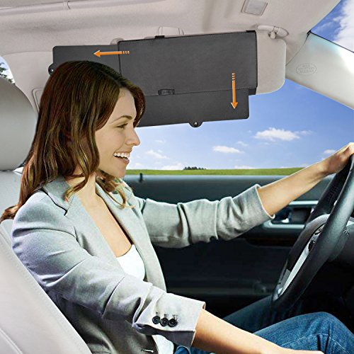 WANPOOL Visera Parasol y Antireflejante para Asiento del Conductor o Pasajeros del Coche - 1 Pieza