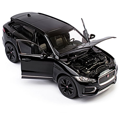 Welly Jaguar F-Pace X761 SUV Negro a partir de 2016 1/24 Modelo Coche