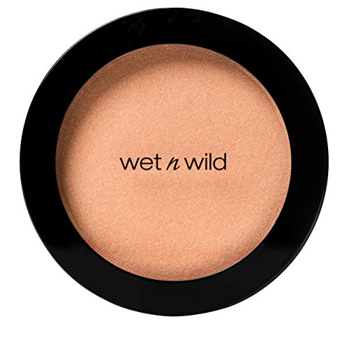 Wet n Wild - Color Icon Blush - Polvo Iluminador Prensado Suave y Aterciopelado - Color Duradero y Modulable, con Efecto Natural - Fórmula con Aceite de Jojoba - Vegano - Nudist Society - 1 Unidad