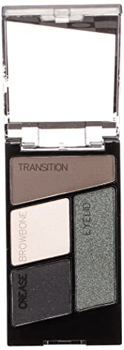 Wet n Wild Color Icon Eyeshadow Quads (Lights Out) – Paleta de Sombras de ojos - 4 colores mate y brillo