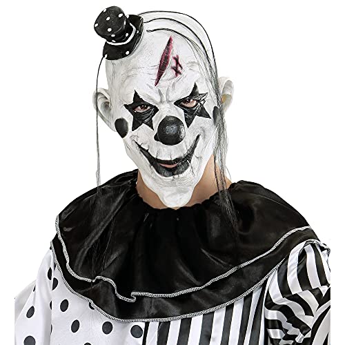 WIDMANN 00848 - Killer Clown máscara con pelo y Minihut para adultos