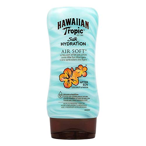 Wilkinson Sword Intuition Sensitive Care + Cargador de 4 cuchillas + Hawaiian Tropic AfterSun Air Soft - Loción Hidratante Ultra Ligera, Coco y Papaya