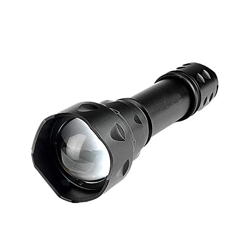 WindFire T20 IR 38 mm lente de luz infrarroja de visión nocturna LED linterna con zoom – para ser utilizado con dispositivo de visión nocturna (la luz infrarroja es invisible a los ojos humanos)